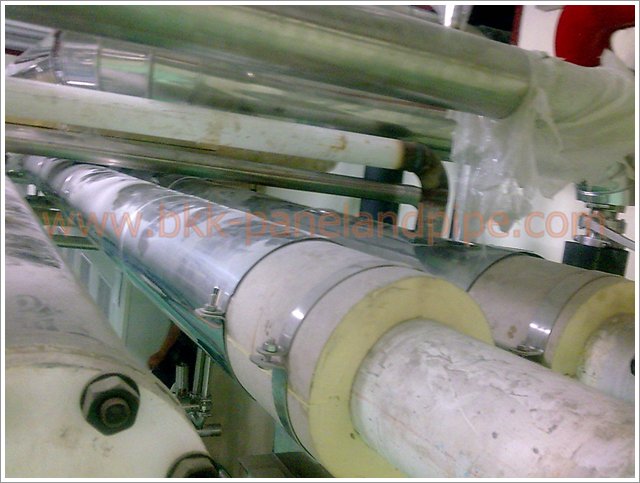 งานติดตั้งฉนวนโฟมหุ้มท่อ (Pipe Cover)
