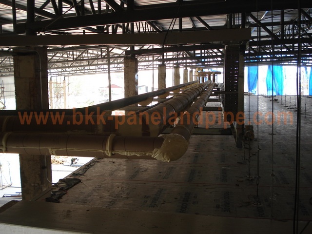 งานติดตั้งฉนวนโพลียูเรเทนโฟม สำหรับงานท่อ