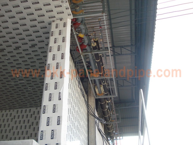 งานติดตั้งฉนวนโพลียูเรเทนโฟม สำหรับงานท่อ