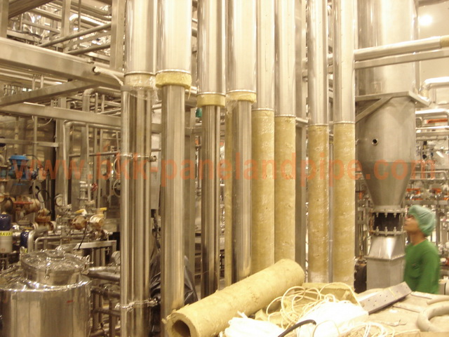 งานติดตั้งฉนวนใยหินและฉนวนใยแก้ว