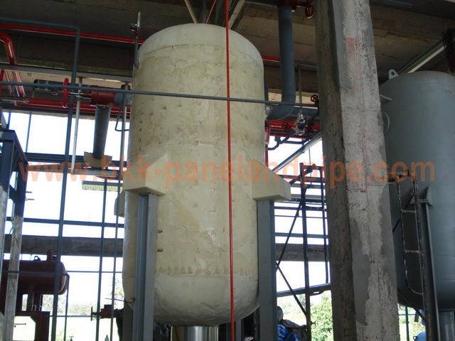 งานติดตั้งฉนวนโพลียูเรเทนโฟม สำหรับงานท่อ