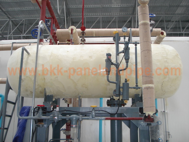 งานติดตั้งฉนวนโพลียูเรเทนโฟม สำหรับงานท่อ